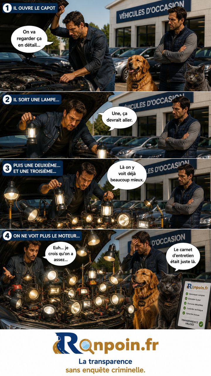 BD Thor & Paco : inspection au garage