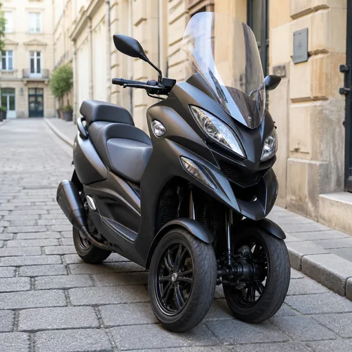 Image générée par intelligence artificielle Scooter trois-roues d'occasion : le guide pour bien choisir — illustration générée par IA