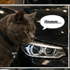 Paco, chat british mascotte de Ronpoin